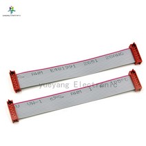 1.27MM 레드 하네스 IDC 케이블 어셈블리 플랫 리본 케이블 배선 와이어-보드 마이크로 매치 lengeh 200mm, 02 Same direction_04 10P