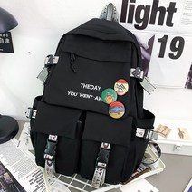 남자초등학생가방 책가방 고등학교 대학생 트렌드 백팩 여성 대용량 중학교 차오쿠 2371873047