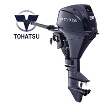 TOHATSU 도하츠 9.8마력 4행정 수동 틸러 선외기, L-562mm