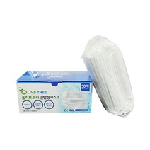 보건용마스크 덴탈마스크 녹색안전 일회용마스크 KF-AD 50매 대형 별의별굿즈