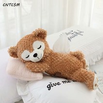 CNTCSM 귀여운 캐릭터 엎드린 자세 잠자는 타미플루 곰 스텔라 장난감 피규어 티슈 뽑기 카티슈 케이스 티슈 커버, 타미플루 곰 티슈 뽑기, 길이 48센티 정도, 1개