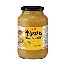 꽃샘 꿀유자차S 1kg 고흥유자 유자생과 유자청 사양 벌꿀 겨울차 따뜻한차 잼 에이드 숙취해소음료, 본상품선택