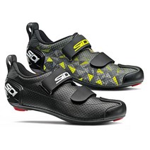 T-5 AIR SIDI (시디 트라이애슬론 슈즈 사이클 클릿), 46(280), GREY YELLOW BLACK