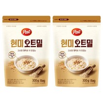 포스트 포스트 현미 오트밀 300G X2, 단일옵션, 2개