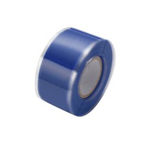 300cmx2.5cm 방수 실리콘 성능 수리 테이프 자체 접착 강한 고무 실리콘 본딩 테이프 자체 융합 와이어 테이프, 푸른, 3m