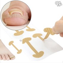 발톱파고들때 내성 발톱 교정 테이프 자가 치료 케어 밴드, 단일