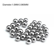 베어링 10/100/200개 1.0mm-3.965mm GCR15 철강 공 자전거 전자 산업 자동차 슬라이드 레일 G10, 3.949mm, 200개