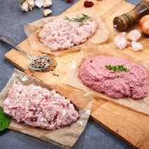 [맛난꼬꼬 다짐육] 국내산 특수부위 닭고기 다짐육 3종(냉동), 닭고기분쇄육(1kg*3개)