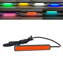 오토바이 야간라이딩 LED 싸이키 파박이 바이크 LED바, 화이트, 1개