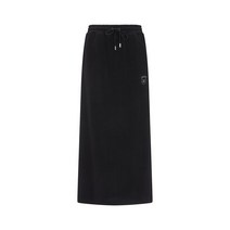 [국내정품]VOV 보브 이지 리브드 트랙 스커트_블랙 7113335101