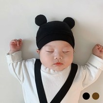 [당일발송] 아기 모자 곰돌이 아기 보넷 비니