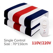 휴대용전기히터 usb충전 220V EU 플매트 매트 카펫 러그 전기 난방 담요 자동 온도 조절기 더블 바디 워머 침대 매트리스 히터, 04 Single 70x150CM