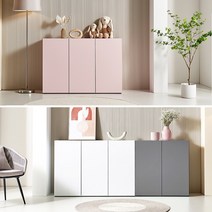 룸핏 유니드 높은 다용도 수납장 회사 매장 가게 학원 학교 사무실 병원 수납 정리장 장식장 화이트 핑크 그레이 거실 베란다 틈새 멀티 와이드 미니 다용도실 800 1200, 3문 수납장