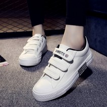 나루니 W03386 여성스니커즈 벨크로스니커즈 찍찍이운동화 찍찍이 벨크로 봄스니커즈