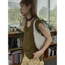 밍크베스트 밍크조끼 할로우 아웃 스웨터 조끼 여성 미니멀리스트 레트로 개성 있는 여름 통기성 핫 걸스 퓨어 얼짱 올 매치 패션 슬림