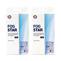 FOG STAR Wipes 50매입 - 안경 김서림방지 세정 크리너