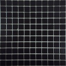 자기질모자이크타일 25mm/블랙 무광 11장 [박스판매=1해배]
