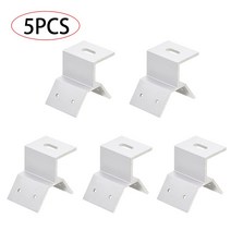 1/3/5pcs 솔라 패널 마운팅 브래킷 RV 보트 솔라 시스템 액세서리 용 스테인레스 스틸 광전지 클램프 지원, 5pcs