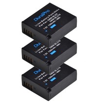 배터리 카메라용 밧데리 1260mAh DMW-BLE9 배터리 DMC GF3 GF5 GF6 GX7 GX80 DMC-LX100 TZ80, 03 3x Battery