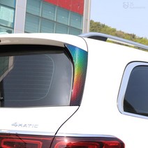 JS automotive 벤츠GLS클래스 리어 D필러 트렁크 튜닝 스티커 시트지 기스방지 랩핑 데칼 패널 익스테리어, 카멜레온와인카본