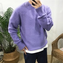 이루네 남자 Angora 오버핏 니트 [6컬러]