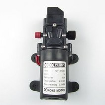 소형 양수기 미니 농업용 엔진 펌프 자동 흐름 스위치 자동 다이어프램 워터 안전 고압, 4, 12v 추가 어댑터