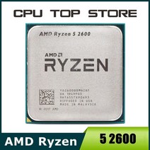 AMD-Ryzen 5 2600 3.4GHz 6 코어 12 65W CPU 프로세서 YD2600BBM6IAF 소켓 AM4 라이젠 씨피유 쿨러 미포함, 한개옵션0