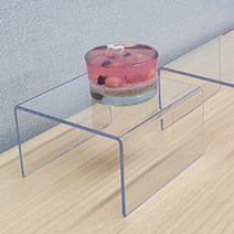 매장 아크릴 마카롱 진열대 개별 디저트 디피 받침대