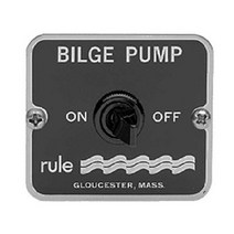 Rule pumps 룰 펌프 패널 스위치 켜기끄기, Ref:29-49 12 / 32V Black