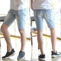 [피턴진] JMM8539 밴드스판슬랍남자연청반바지