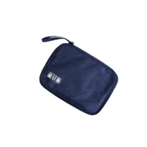 깔깔마켓 MJ21 사무용 멀티 방수 수납파우치 충전기 선정리 USB 전자기기 메모리카드볼펜, 네이비