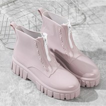 CAI 여성 레인부츠 방수 신발 소프트 예쁜 경량 장화 숏 패션 레인슈즈 미끄럼방지