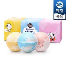 샤워메이트 샤워메이트 말랑이 밀키 버블 배쓰밤 80gx3입, 단일옵션