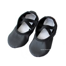 기본검정가죽 유아 아동 어린이 여아 키즈 발레슈즈
