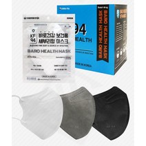 바로 베스트핏 건강 황사방역 미세먼지 차단 마스크 KF94 새부리형 2D 4중필터 국산 중대형 (블랙/화이트), 화이트, 50매
