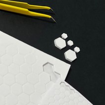 육각 양면 폼 테이프 6mm 12mm 3D DIY 조각 스티커, 12mm - 1sheet