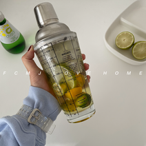 눈금 쉐이커 칵테일 쥬스 텀블러 개인용 컵 흔들 쉐이커 과일 주스 착즙 눈금 소맥 황금 비율