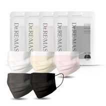 [국산자재 국내생산] 닥터알이 컬러마스크50매(10매입x5) 파우치, 50매(10매입x5), 연핑크, 5개, 10개