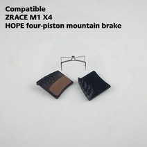 유압식브레이크 ZRE M1 X2 / X4 R-002 금속 브레이크 패드 구리 기반 세라믹 냉각 TE-TEH J02/J03/hope 포