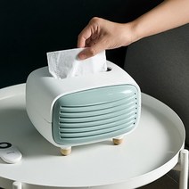 PM 레트로 감성 인테리어 원형 화장지 티슈 케이스 RETRO, 1개, 랜덤발송