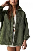 Free People 프리피플 여성 자켓 여성간절기아우터 여자가을잠바 Madison City Twill Jacket Womens Adventurer