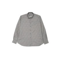 CORNELIANI 꼬르넬리아니 그린 리프패턴 가먼트워시드 버튼다운 캐주얼 셔츠 CR7CSRL02 -