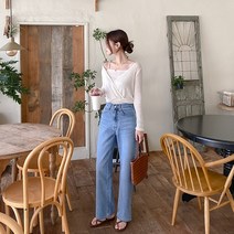 카이나 슬릿 데님팬츠 (옆트임/청바지)