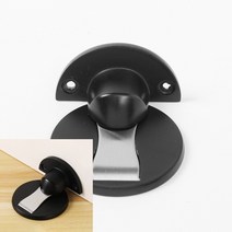 바닥 도어스토퍼 블랙 스프링도어스토퍼 고탄성스펀지 방문짝 퀵스토퍼 방문틀 문고정대 문닫힘방지패드 문고