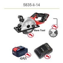 플런지쏘 원형전기톱 페스툴 Devon-원형톱 5835 20v 140x20mm 52.5mm 무선 브러시리스 조절 가능한 범용, 02 5835-li-14