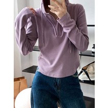 긴팔 울 후드 니트 분홍색 봄가을 슬림핏 매투맨 손등덮는 캐시미어 부드러운 데일리