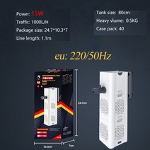 외부여과기 걸이식 미니어항 수족관용품 4in 1 Wave Maker 여과 수족관 필터 공기 펌프 조용한 물고기 탱크, 03 15W EU