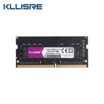 Kllisre DDR3 DDR4 8GB 4GB 16GB 노트북 Ram 1333 1600 2400 2666 2133 DDR3L 204pin Sodimm 노트북 메모리, CN, DDR4 8GB 3200 1.2V