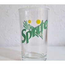 스프라이트 잔 빈티지 레트로 컵 코카콜라 칠성사이다, 2p