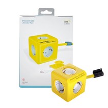 파워큐브 멀티탭 익스텐디드 1.5M 화이트 옐로우 1350YW-개(1개입), 기본, 기본